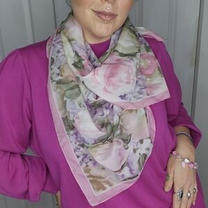CYBÈLE MADE IN ITALY FLORAL SCARF